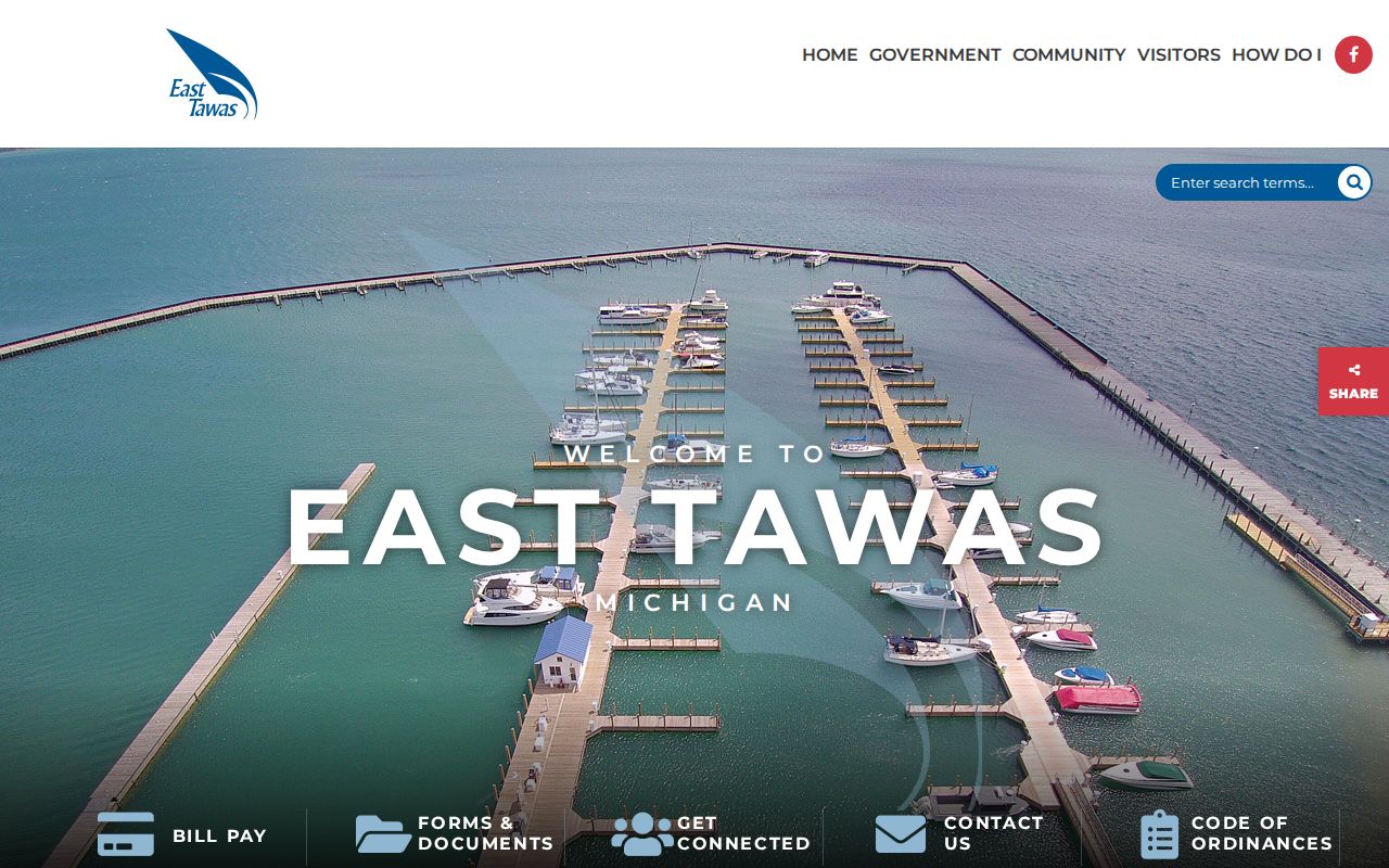 East Tawas city government landing page for East Tawas warrant lookups